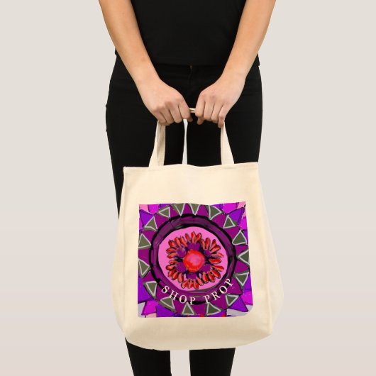 Ontwerp van Prop Trendy-patroonpatroon kopen Tote Bag (Voorkant (product))