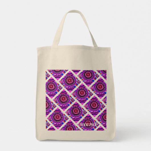 Ontwerp van Prop Trendy-patroonpatroon kopen Tote Bag (Achterkant)