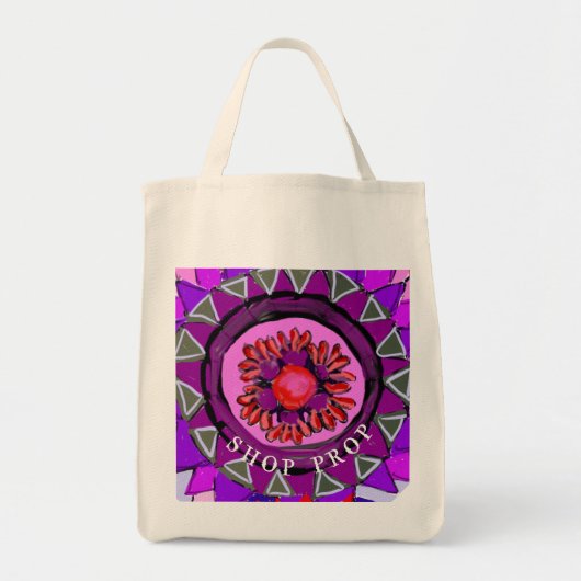 Ontwerp van Prop Trendy-patroonpatroon kopen Tote Bag (Voorkant)