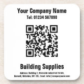 Ontwerp van QR-code voor bouwmaterialen Bier Onderzetter (Voorkant)