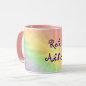  ontwerp van regenboogregiki Addict Mok (Voorkant links)