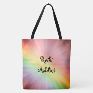 ontwerp van regenboogregiki Addict Tote Bag