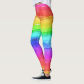 Ontwerp van regenboogstrips voor waterverf leggings (Links)