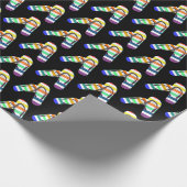 ontwerp van regenboogteenslippers cadeaupapier (Hoek)