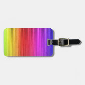 Ontwerp van regenboogverlichting bagagelabel (Voorkant horizontaal)