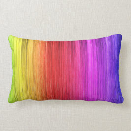 Ontwerp van regenboogverlichting kussen