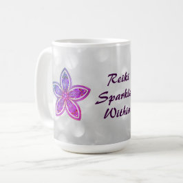ontwerp van Reiki Flower Mandala Koffiemok