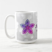 ontwerp van Reiki Flower Mandala Koffiemok (Links)