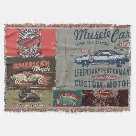 Ontwerp van Retro-autobus Deken