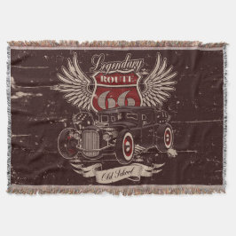 Ontwerp van Retro-autobus Deken