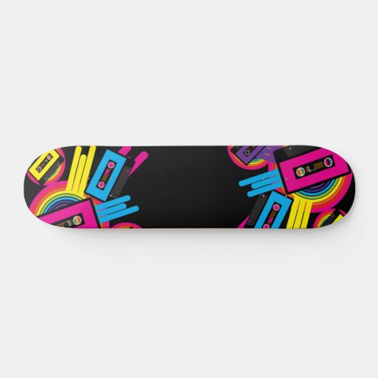 Ontwerp van Retro Party Skateboard (Horizontaal)