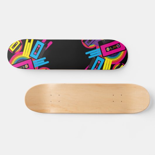 Ontwerp van Retro Party Skateboard (Horizontaal)