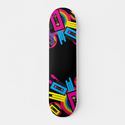 Ontwerp van Retro Party Skateboard (Voorkant)