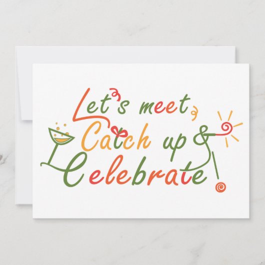 Ontwerp van reüniekaart kaart (Voorkant)