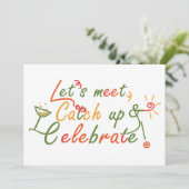 Ontwerp van reüniekaart kaart (Staand voorkant)