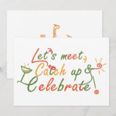 Ontwerp van reüniekaart kaart (Voorkant / Achterkant)