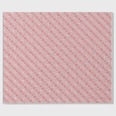 Ontwerp van rode decoratieve oekraïense patronen cadeaupapier (Vlak)