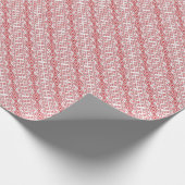 Ontwerp van rode decoratieve oekraïense patronen cadeaupapier (Hoek)