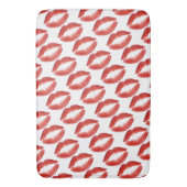 Ontwerp van rode lips badmat (Voorkant Verticaal)