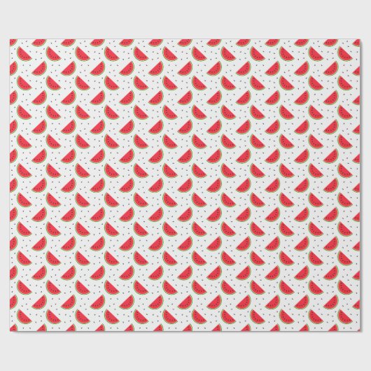 Ontwerp van rode watermeloenen cadeaupapier (Vlak)