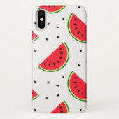 Ontwerp van rode watermeloenen Case-Mate iPhone case (Achterkant)