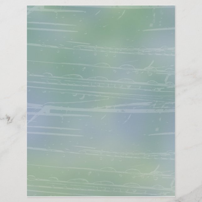 Ontwerp van romantisch Natuur- en waterplakboek (Voorkant)