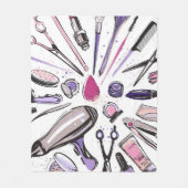 Ontwerp van ronde cirkel maken fleece deken (Voorkant)