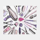 Ontwerp van ronde cirkel maken fleece deken (Voorkant (Horizontaal))