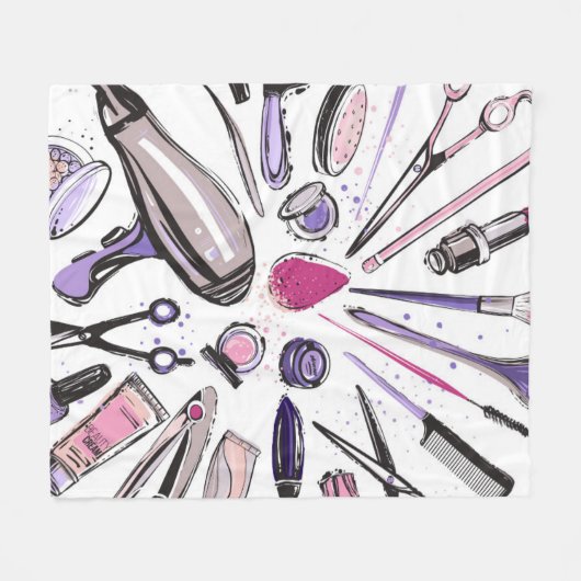 Ontwerp van ronde cirkel maken fleece deken (Voorkant (Horizontaal))