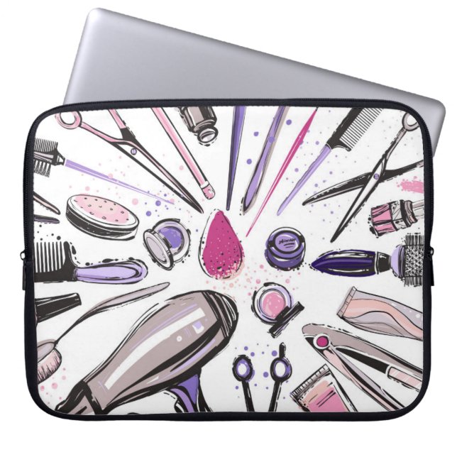Ontwerp van ronde cirkel maken laptop sleeve (Voorkant)