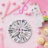 Ontwerp van ronde cirkel maken papieren bordje (Feest)