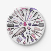 Ontwerp van ronde cirkel maken papieren bordje (Voorkant)