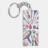 Ontwerp van ronde cirkel maken sleutelhanger (Voorkant Links)