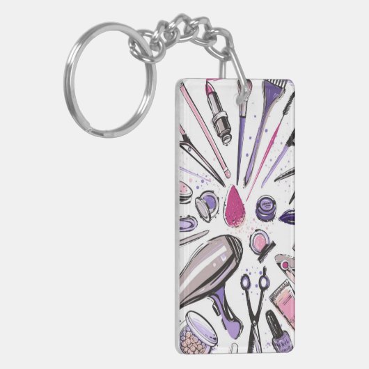 Ontwerp van ronde cirkel maken sleutelhanger (Voorkant Links)