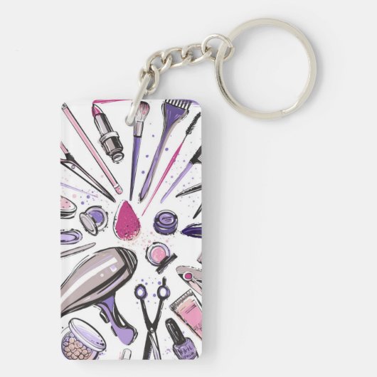 Ontwerp van ronde cirkel maken sleutelhanger (achterkant)