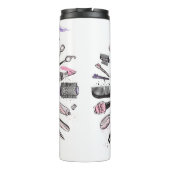 Ontwerp van ronde cirkel maken thermosbeker (Achterkant)