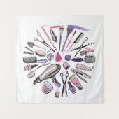 Ontwerp van ronde cirkel maken wandkleed (Voorkant)