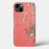 ontwerp van rood hout Case-Mate iPhone case (Achterkant)