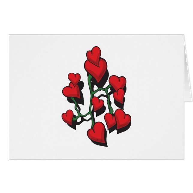 Ontwerp van rood Tattoo (Voorkant Horizontaal)