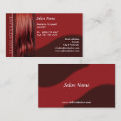 Ontwerp van rood Visitekaartje (Voorkant / Achterkant)