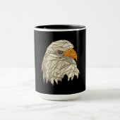 Ontwerp van Roofvogel Amerikaanse Zeearend Mok (Midden)