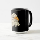 Ontwerp van Roofvogel Amerikaanse Zeearend Mok (Voorkant rechts)