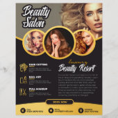 ONTWERP VAN SAON FLYER | BESTE SALON FLYER (Voorkant)