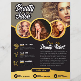 ONTWERP VAN SAON FLYER | BESTE SALON FLYER