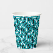 Ontwerp van schaakartikelen papieren bekers (Achterkant)