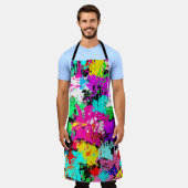 Ontwerp van schilderplaat schort (Gedragen)