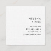 Ontwerp van schildpaddestoelen - landschappen, mak vierkante visitekaartje (Achterkant)