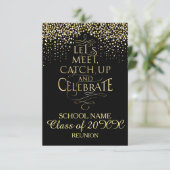 Ontwerp van schoolreünie kaart (Staand voorkant)