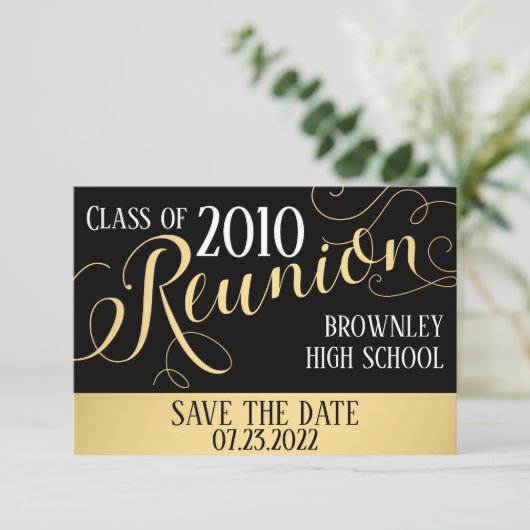 Ontwerp van schoolreünie kaart (Staand voorkant)