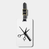 Ontwerp van schoonheidsspecialist bagagelabel (Voorkant verticaal)